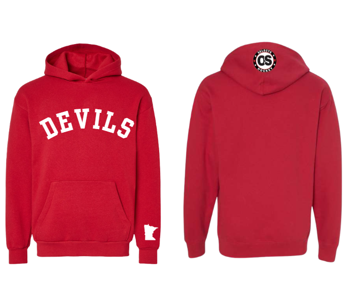 Devils Hooded Sweatshirt- Youth and Adult