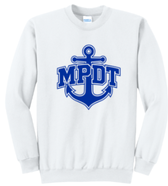 MPDT Port & Company Unisex Printed Crew Sweatshirt