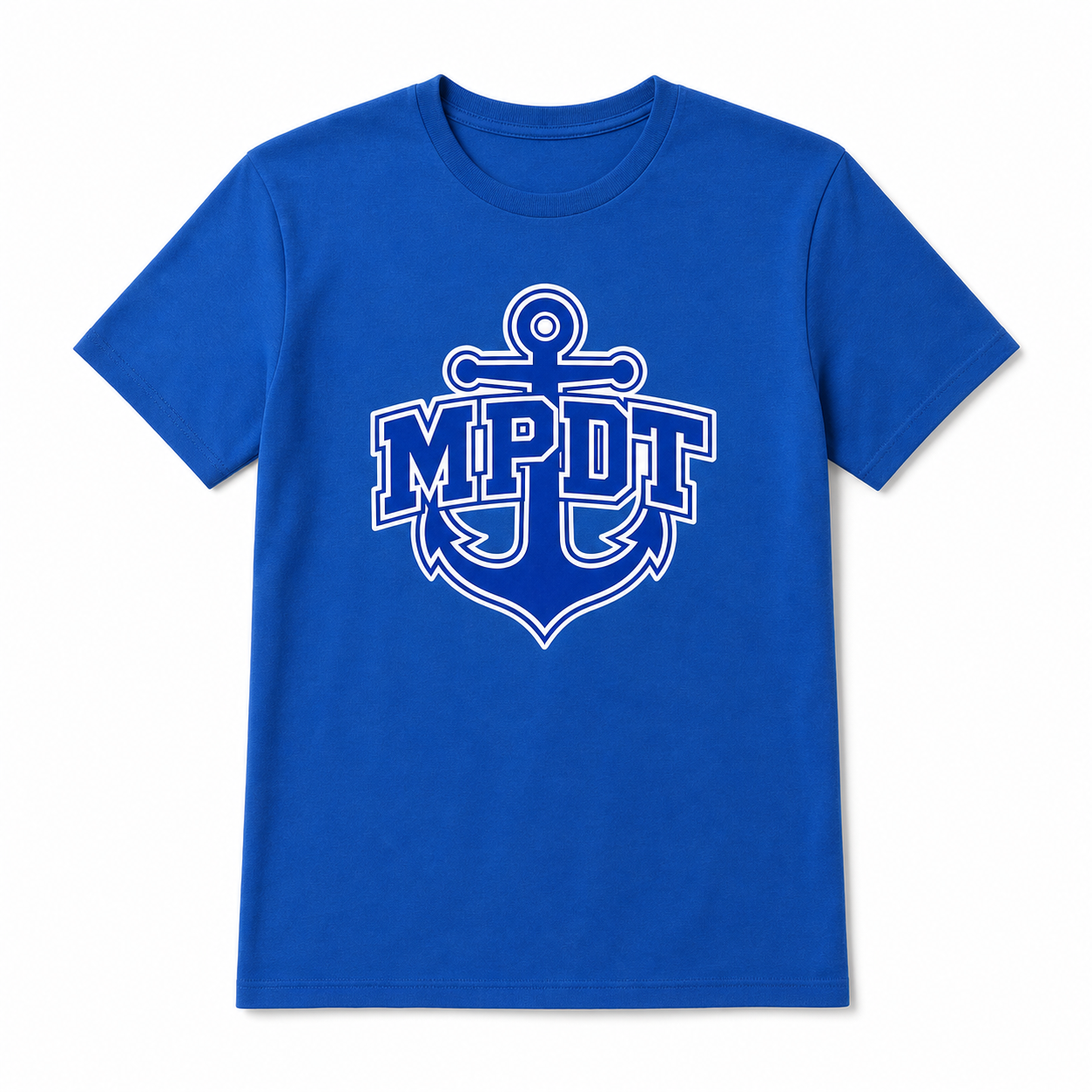 MPDT Bella Canvas unisex screen print t-shirt in royal blue