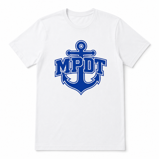 MPDT Bella Canvas unisex screen print t-shirt in white