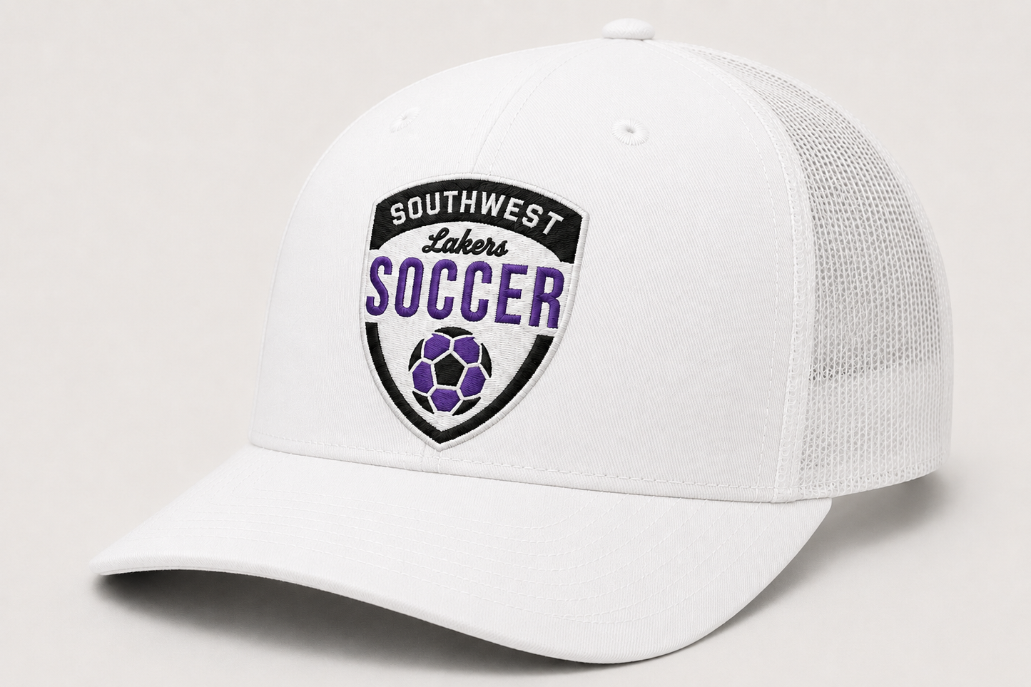 Southwest Lakers Soccer Shield Richardson 112 hat in white