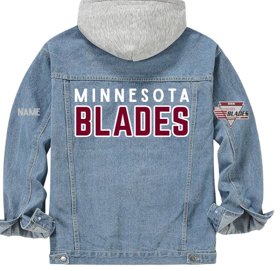 Blades Text Denim Jacket