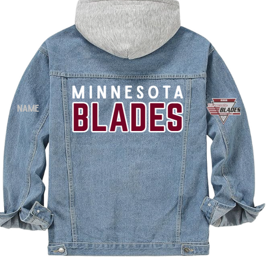 Blades Text Denim Jacket