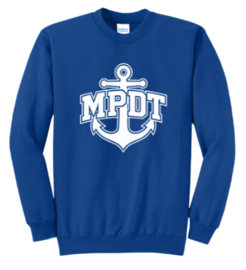 MPDT Port & Company Unisex Printed Crew Sweatshirt