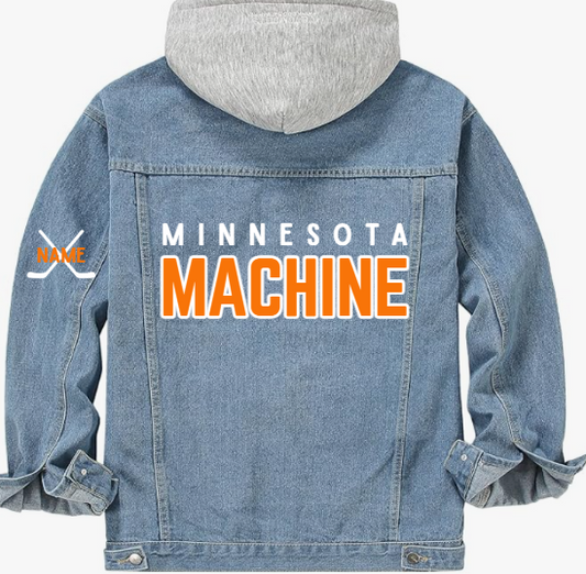 Machine Text Denim Jacket