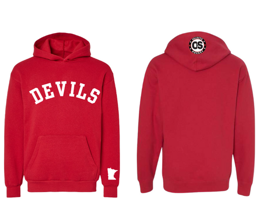 Devils Hooded Sweatshirt- Youth and Adult