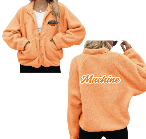Machine Logo Orange Fleece
