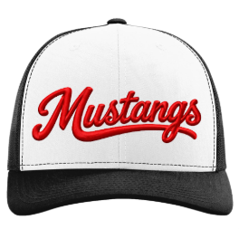 Richardson 3D Puff Script Cap - Moms Rochester Mustangs mockup