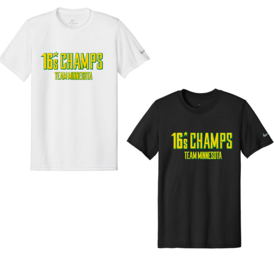 Team MN 16s Champions Nike Performance Tee
