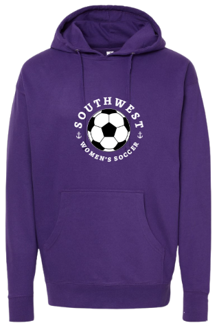 Southwest Women's Soccer Ball Printed Hoodie
