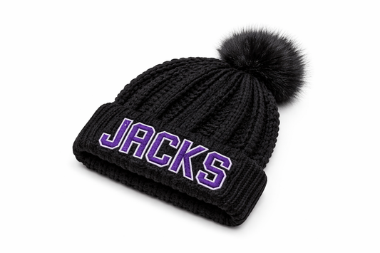 Storm Glitter Pom Knit Beanie