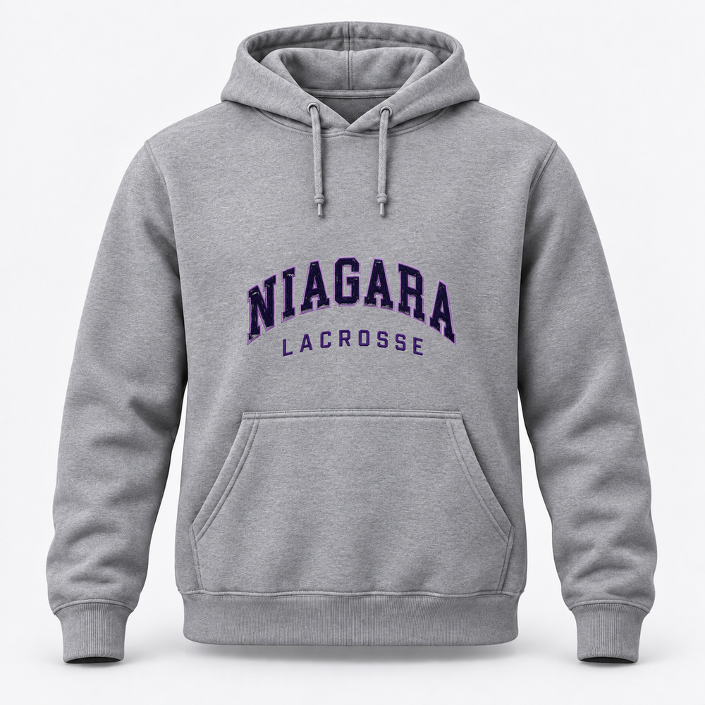 Heather Gray Embroidered Hoodie