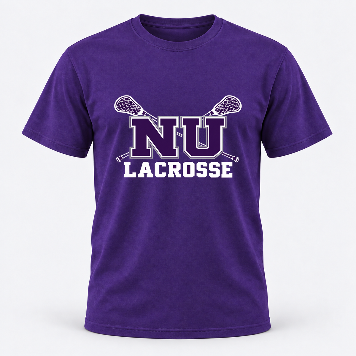 Niagara short sleeve nu sticks — supplied artwork composited on concept garment; production blank pending