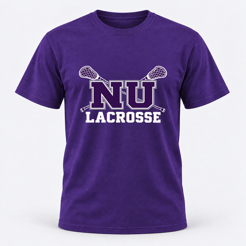 Niagara short sleeve nu sticks — supplied artwork composited on concept garment; production blank pending