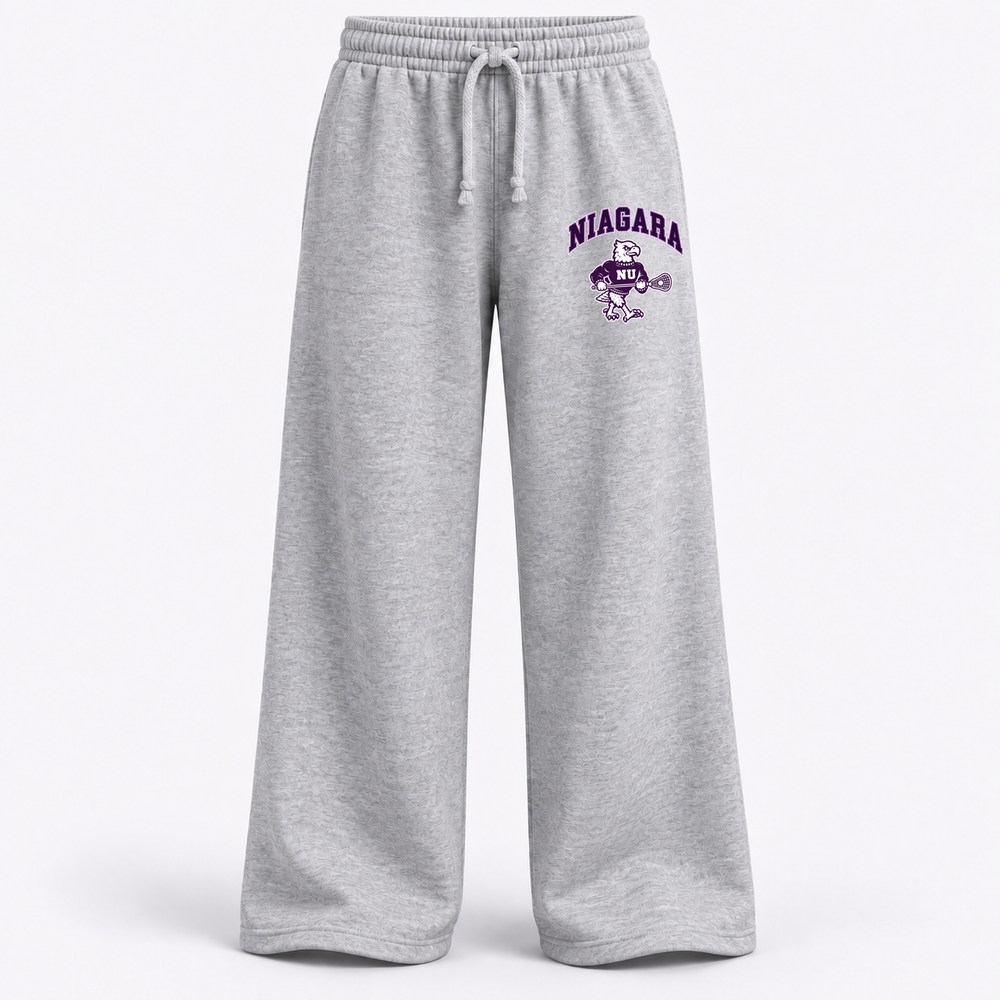 Wide-Leg Sweatpants