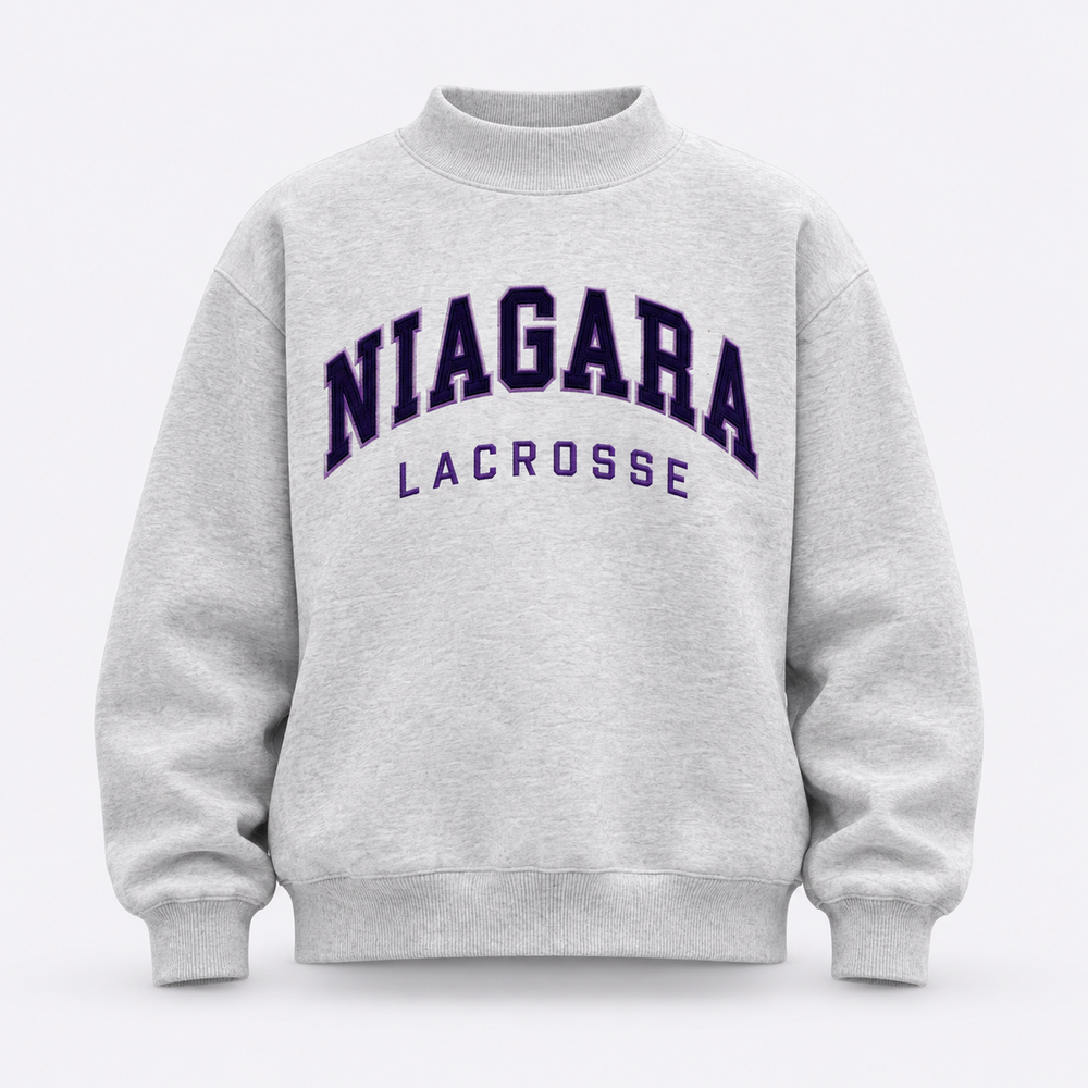 Twill Mock Neck