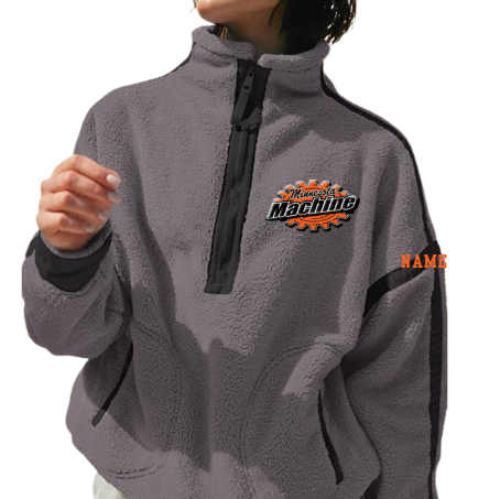Machine Logo Mom Fleece