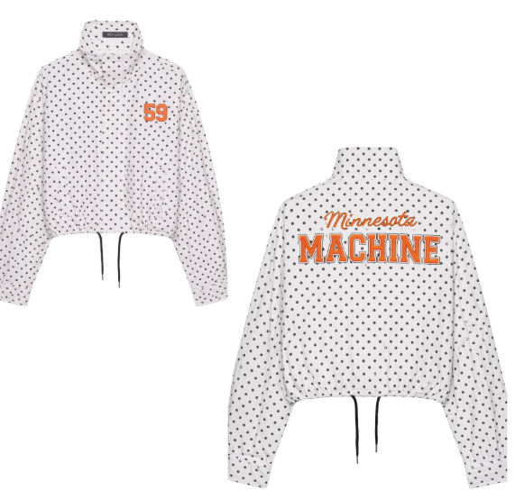 Polk Dot Cropped Coat