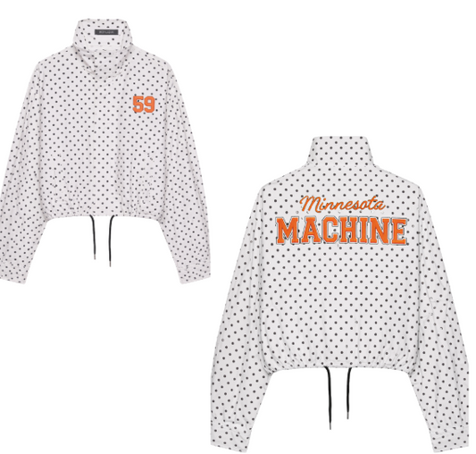 Polk Dot Cropped Coat