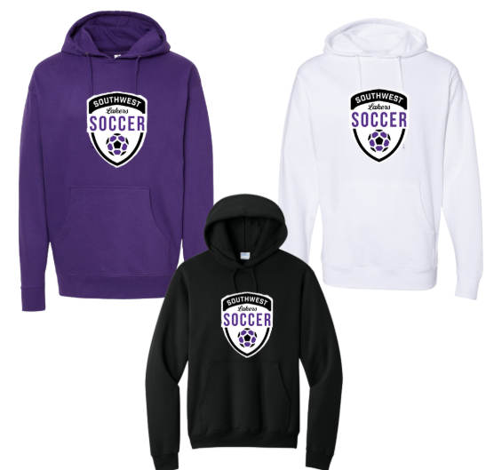 Southwest Lakers Soccer shield hoodie