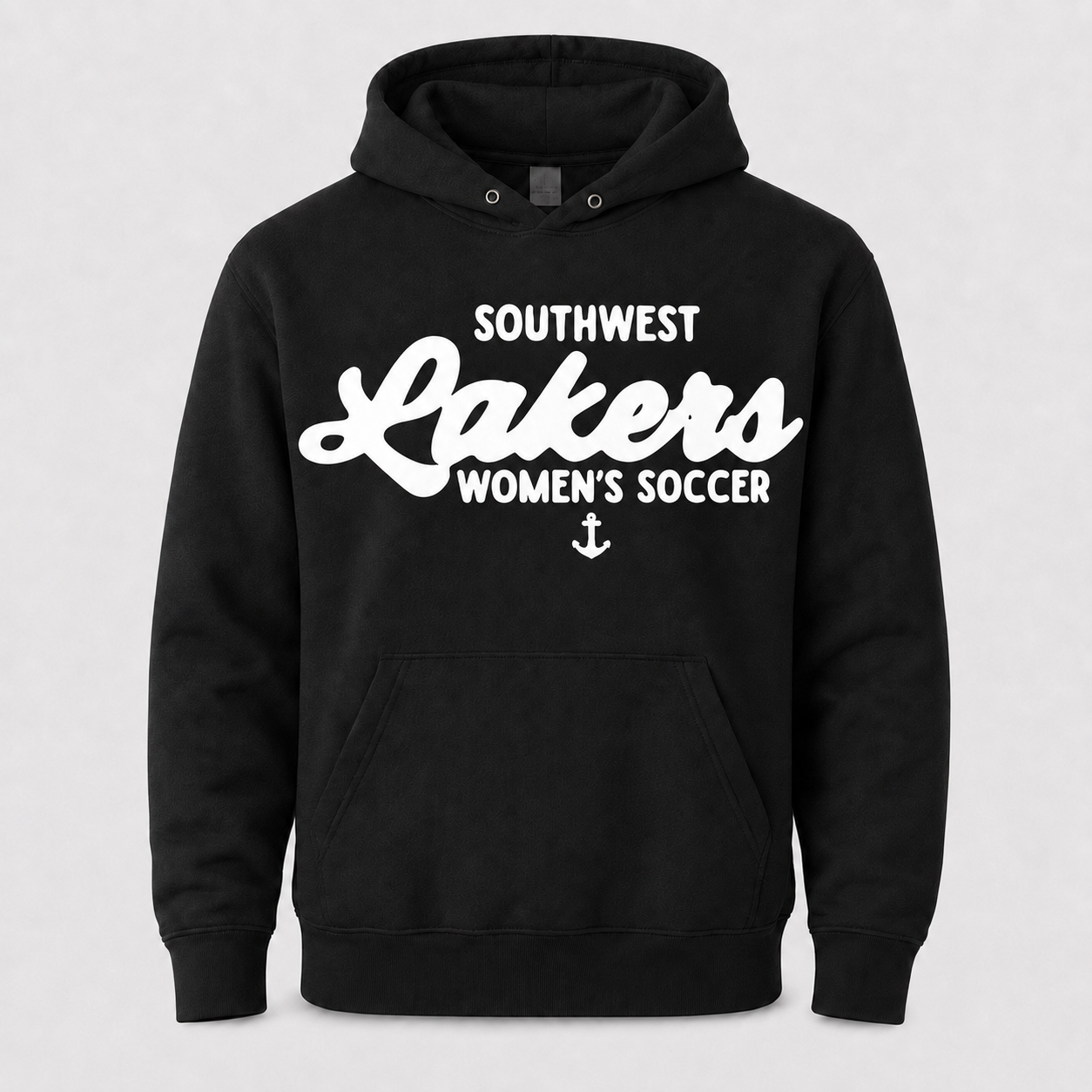 Southwest Lakers women's soccer hoodie in black