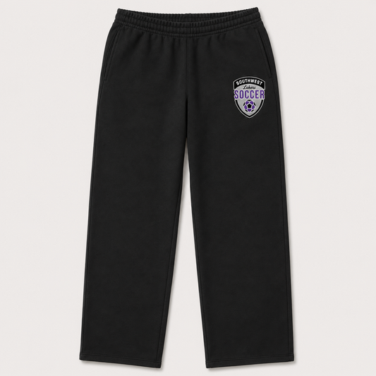 Southwest Lakers Soccer shield fleece sweatpants in black