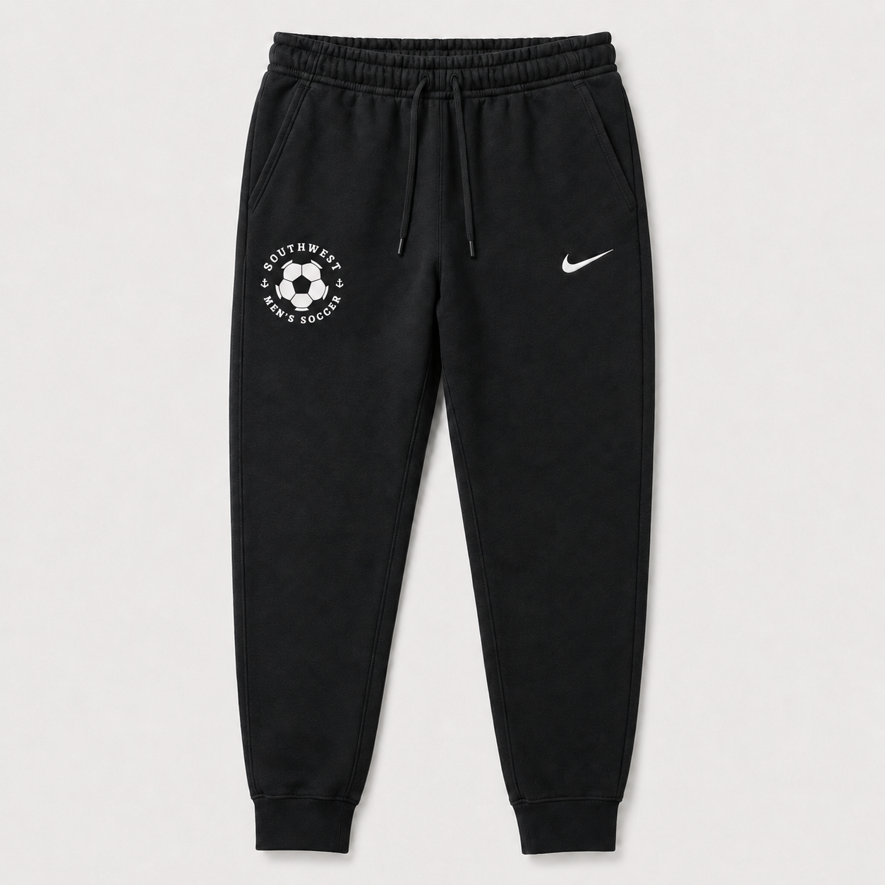 Southwest men's soccer ball Nike Club Fleece joggers in black