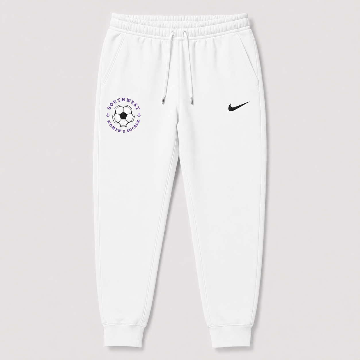 Southwest women's soccer ball Nike Club Fleece joggers in white