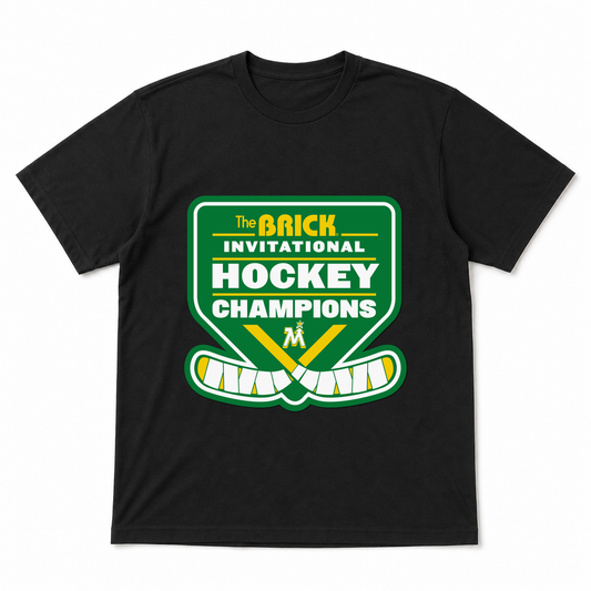 Team MN 16s Champions Bella Canvas black tee professional mockup