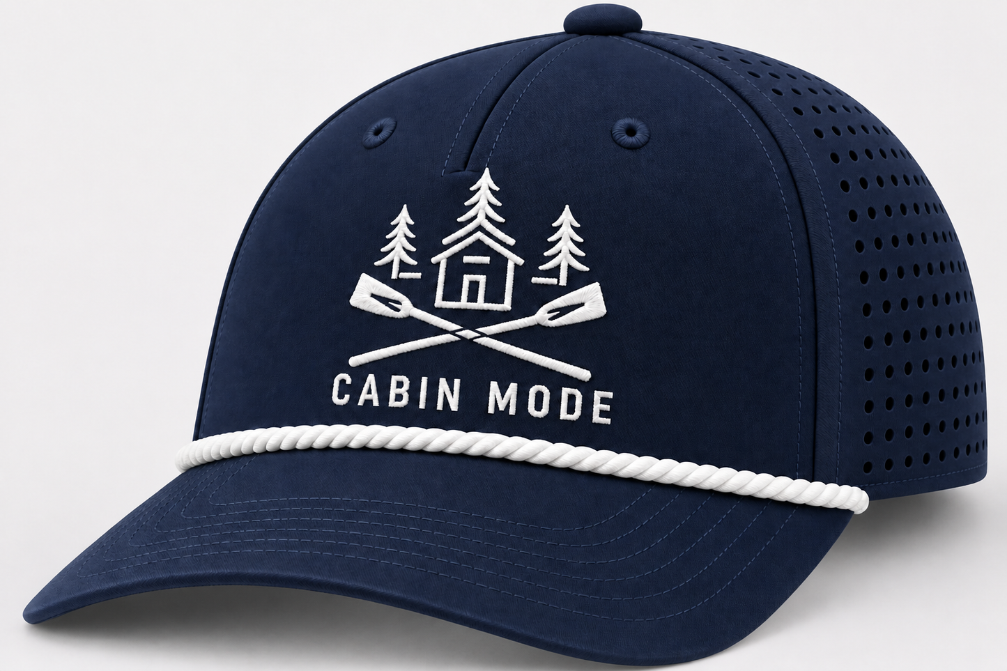 TTN Originals Cabin Mode Richardson classic rope hat in Navy / White