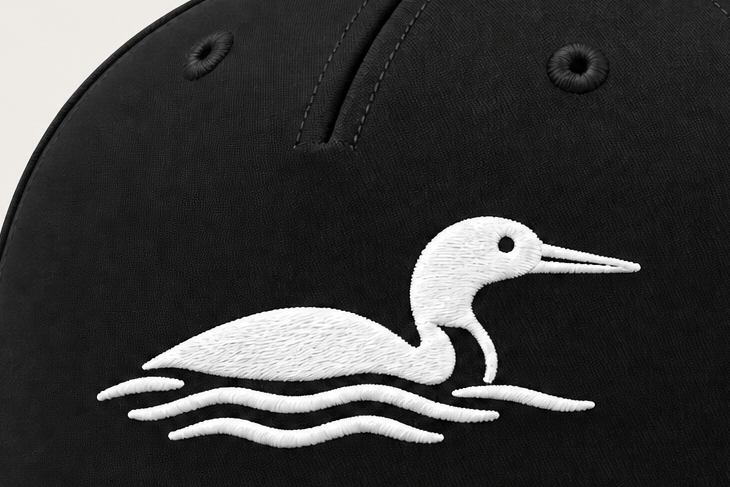 TTN Originals MN Loon Richardson classic rope hat in Black / White