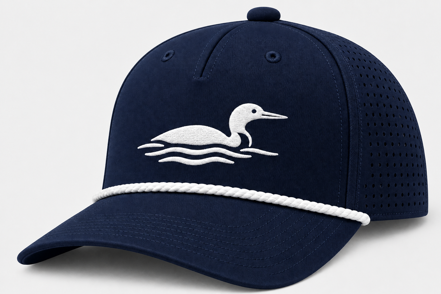 TTN Originals MN Loon Richardson classic rope hat in Navy / White