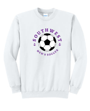 Southwest Men's Soccer Ball Printed Crewneck Sweatshirt